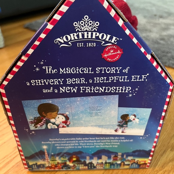 - christmas polar bear snowby northpole interactive plush and book - Picture 4 of 4